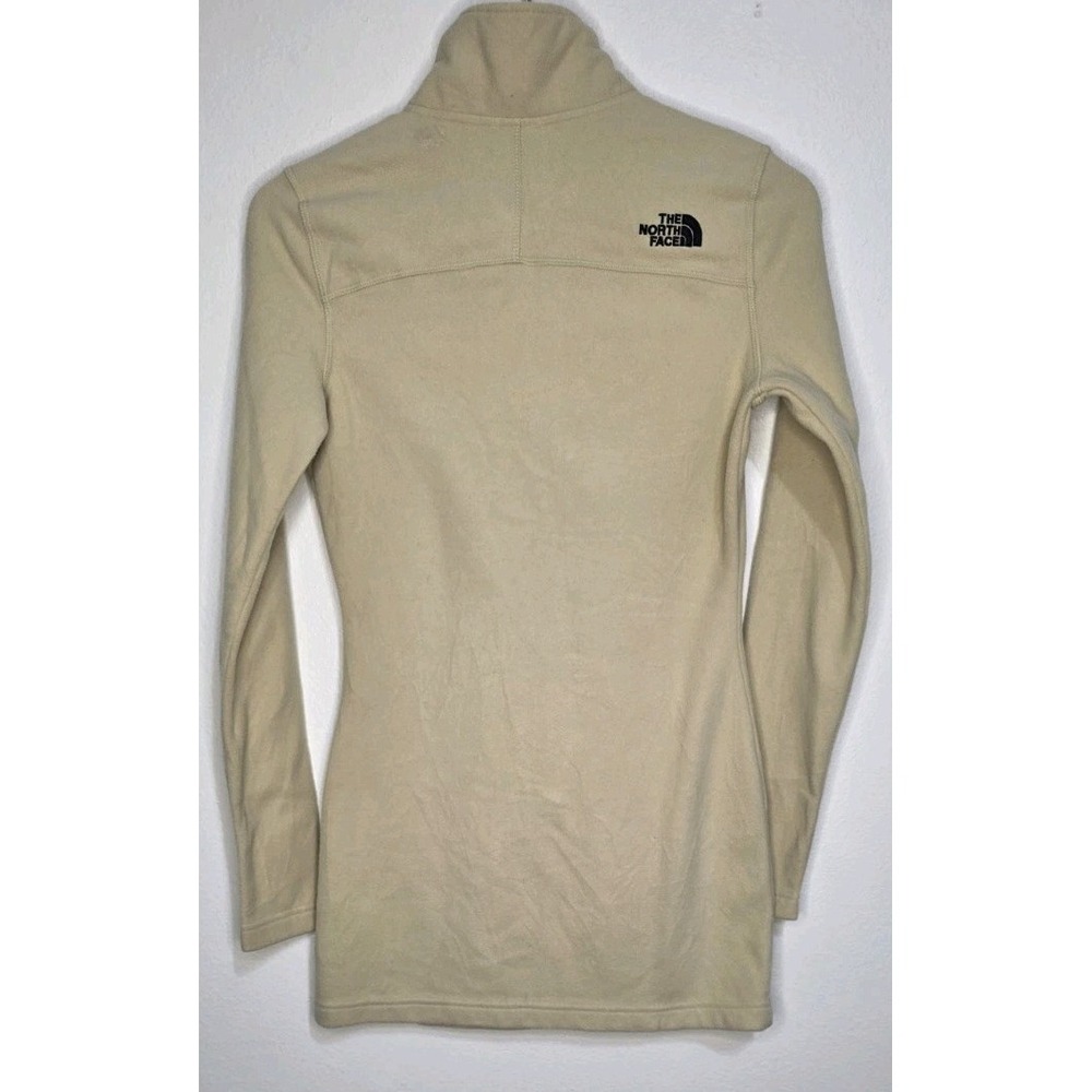 The North Face Women Glacier Fleece Dress Woman S Beige Winter Fall Long Sleeve - Picture 6 of 11